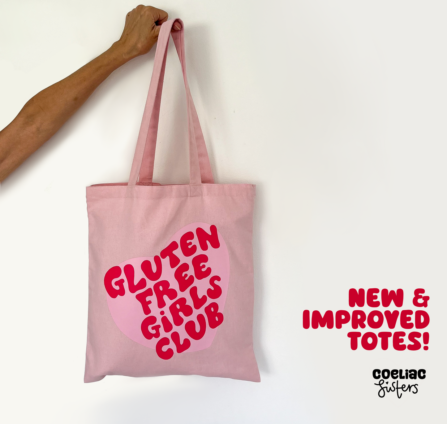 Gluten Free Girls Club Tote Bag - Now also in green!