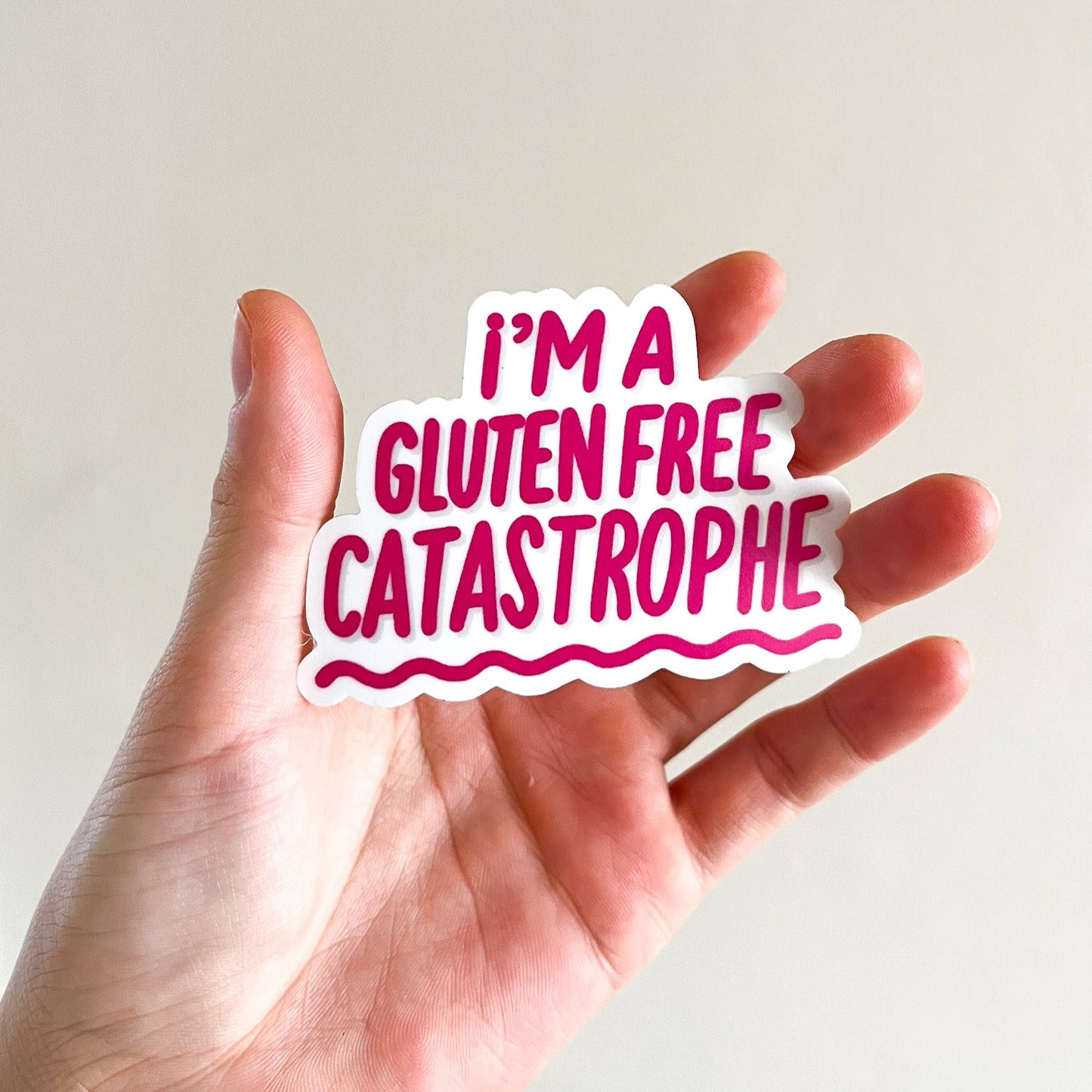 Gluten Free Catastrophe sticker