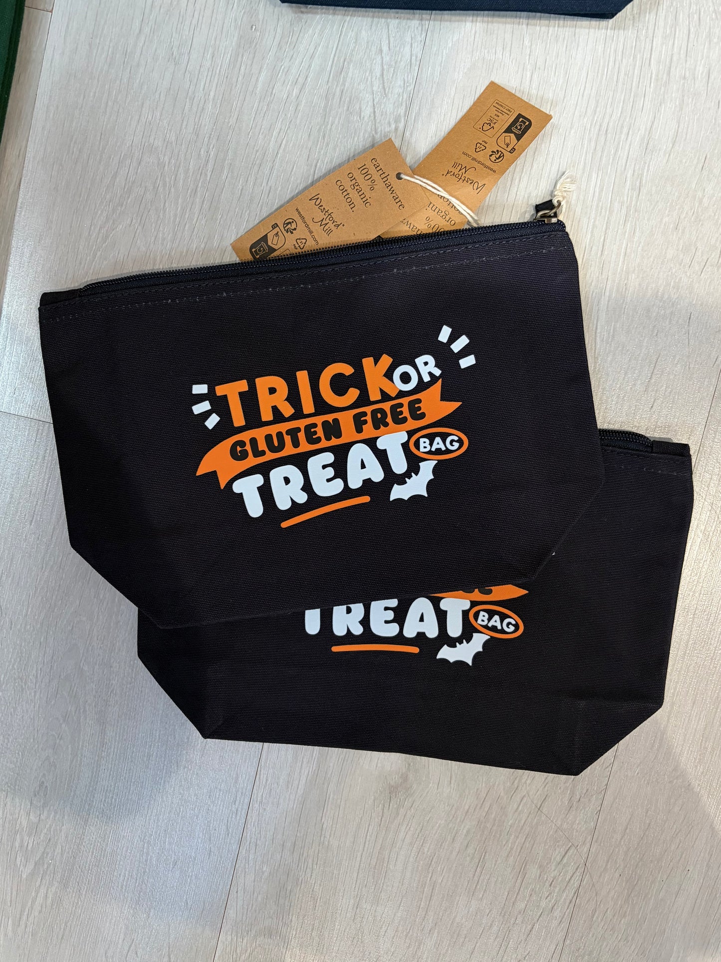 Black trick or treat pouch: LAST CHANCE