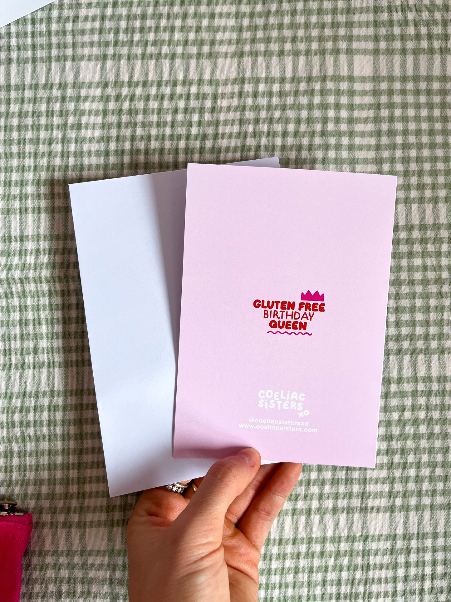 Gluten Free Queen Birthday Card