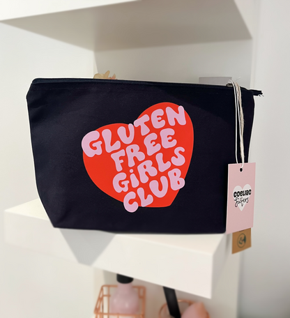 Gluten Free Girls Club zip pouch