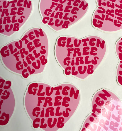 Gluten Free Girls Club Sticker