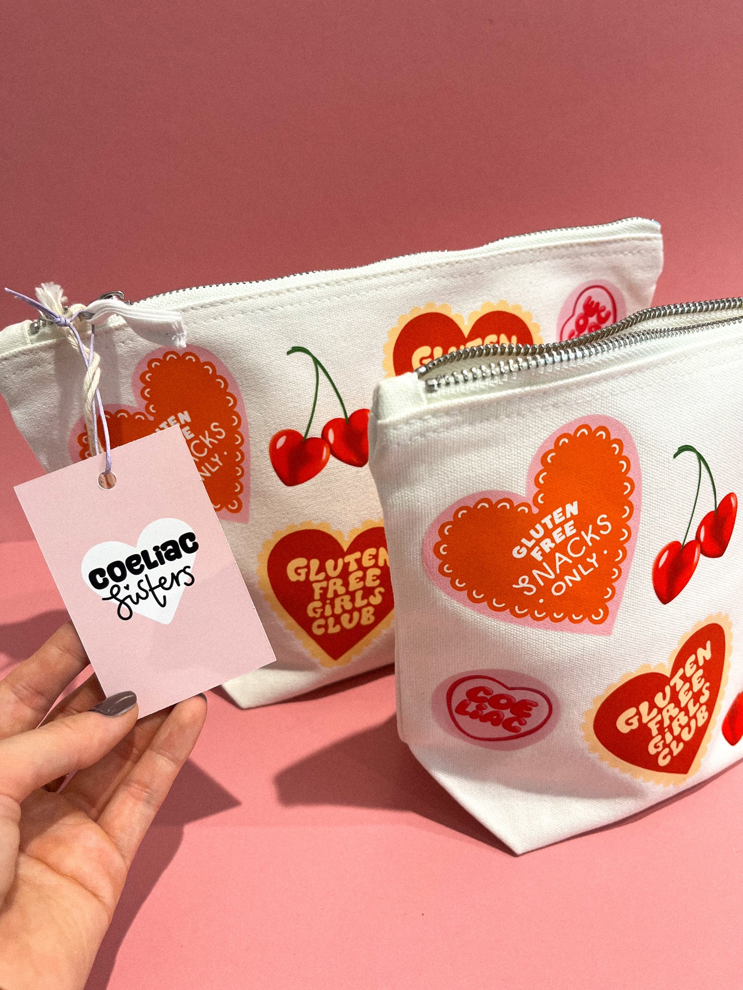 Limited drop: Gluten Free Girls Club zip pouch