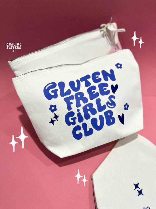 Limited drop: Gluten Free Girls Club zip pouch