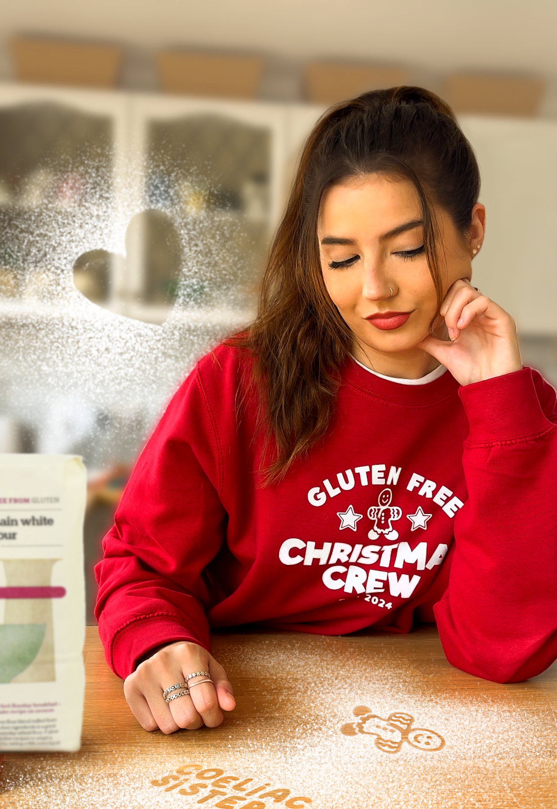 Kids Gluten Free Christmas Crew sweatshirt