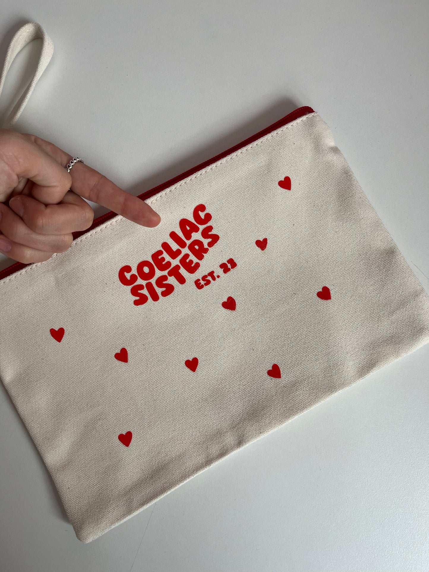 Love language Gluten Free pouch bag : Seconds