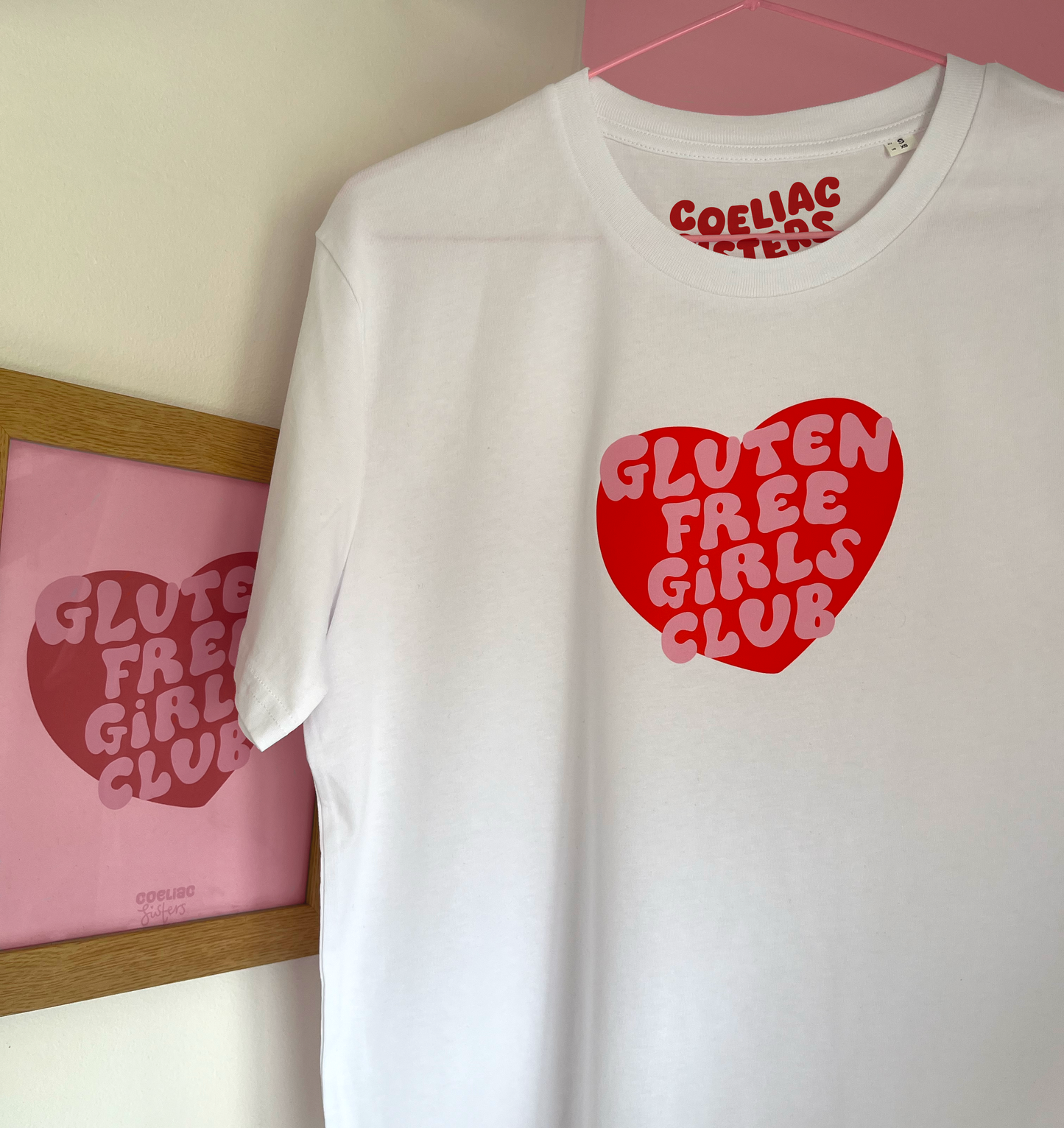 Gluten free Girls Club Heart T-SHIRT