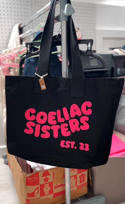 Large Canvas Tote Bag Smaller logo