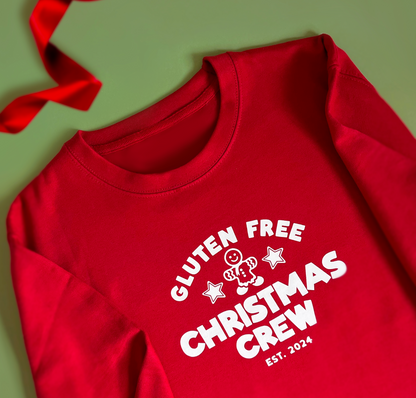 Kids Gluten Free Christmas Crew sweatshirt