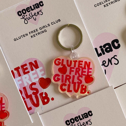 Gluten Free Girls Club Keyring