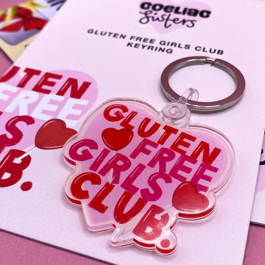 Gluten Free Girls Club Keyring