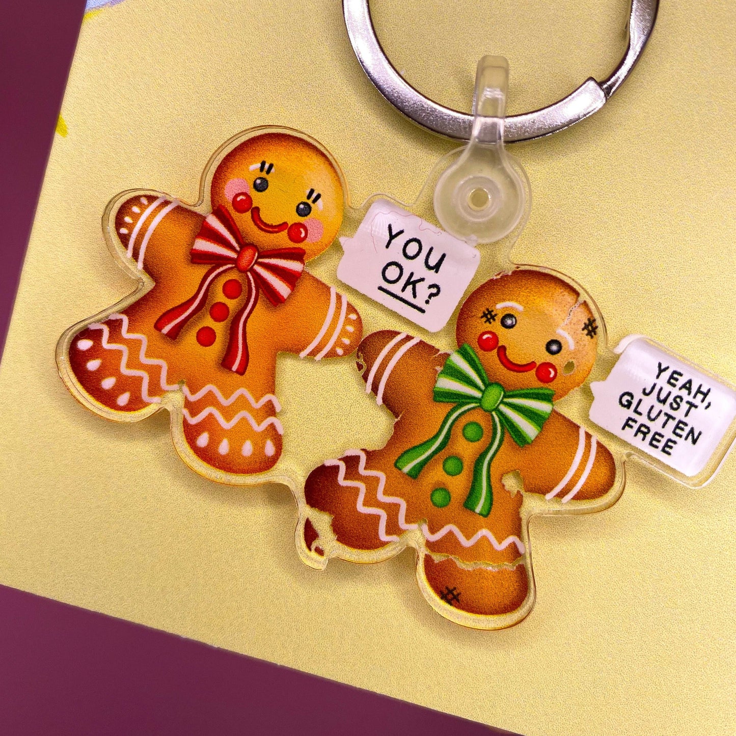 Gingerbread Keyring